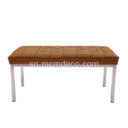 Florence knoll brown brown leather replica